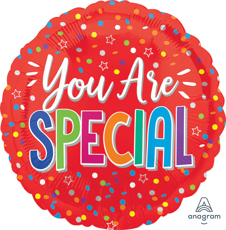 18" You Are Special Red Foil Balloon