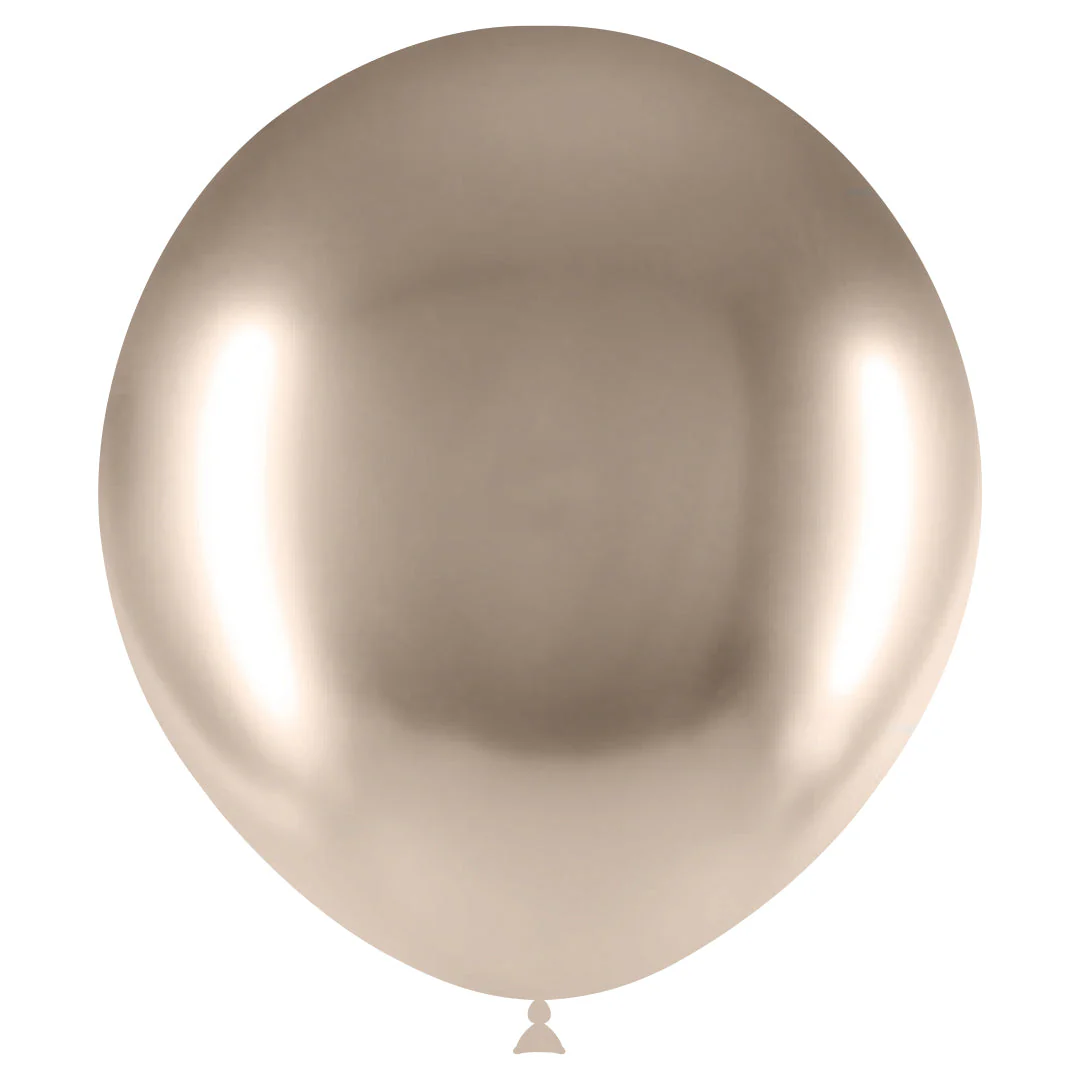 18" Balloonia Latex Balloons Professional Line Brilliant Beige (10 Per Bag)