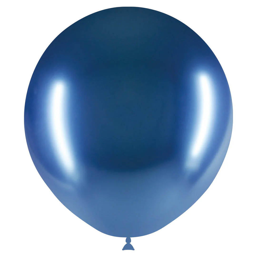 18" Balloonia Latex Balloons Professional Line Brilliant Blue (10 Per Bag)