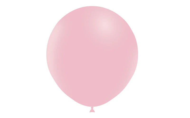18" Balloonia Latex Balloons Professional Line Matte Baby Pink (10 Per Bag) - Image 3