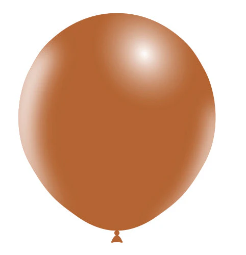 18" Balloonia Latex Balloons Professional Line Standard Brown (10 Per Bag)