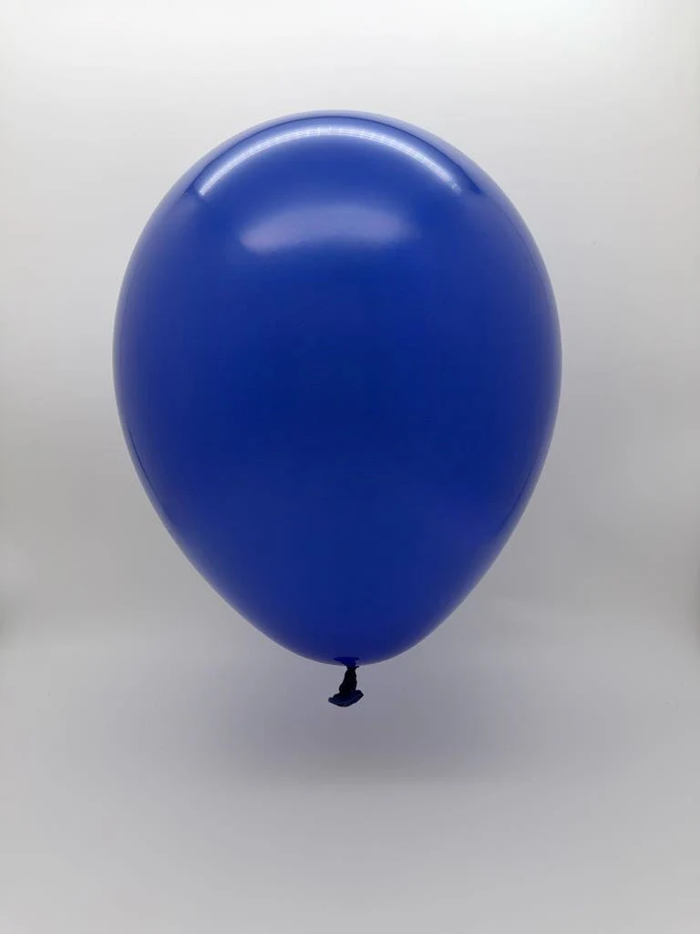 18" Balloonia Latex Balloons Professional Line Standard Navy Blue (10 Per Bag) - Image 2