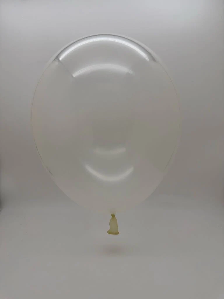 18" Balloonia Latex Balloons Professional Line Standard Transparent (10 Per Bag) - Image 2