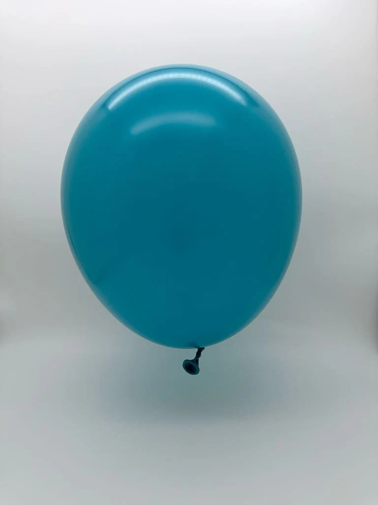 18" Balloonia Latex Balloons Professional Line Standard Turquoise (10 Per Bag) - Image 2