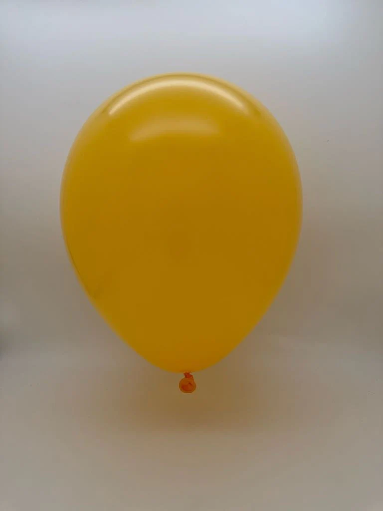 18" Balloonia Latex Balloons Professional Line Standard Yellow (10 Per Bag) - Image 2