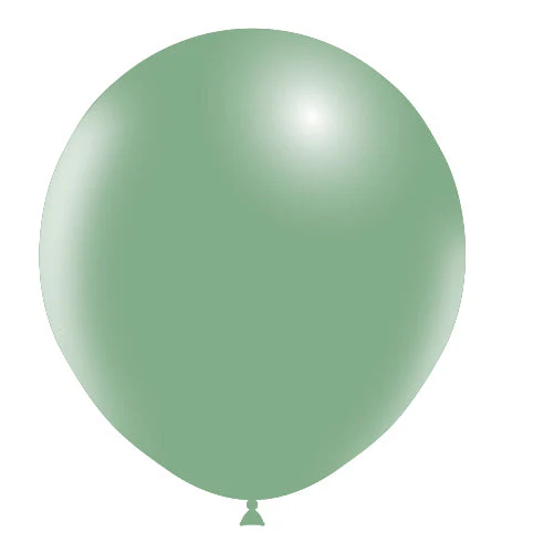 18" Balloonia Latex Balloons Professional Line Vintage Vintage Green (10 Per Bag)