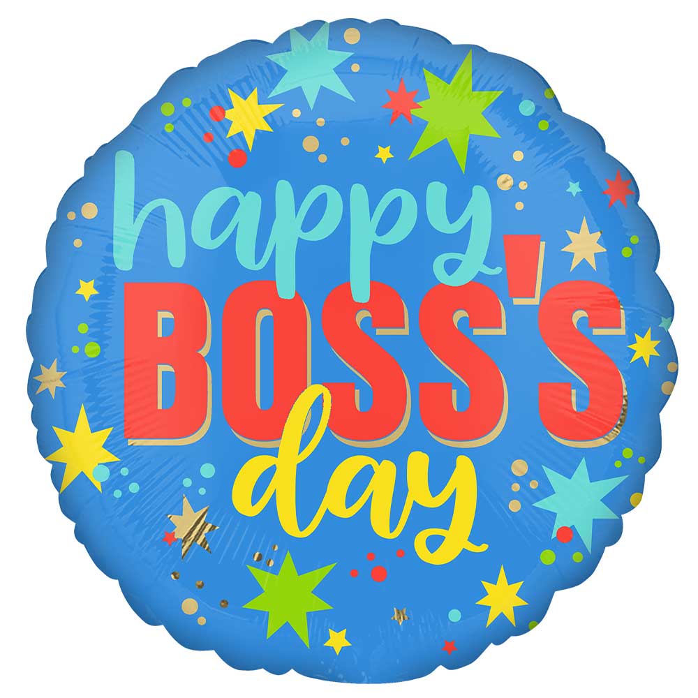 18" Boss's Day Blast Foil Balloon