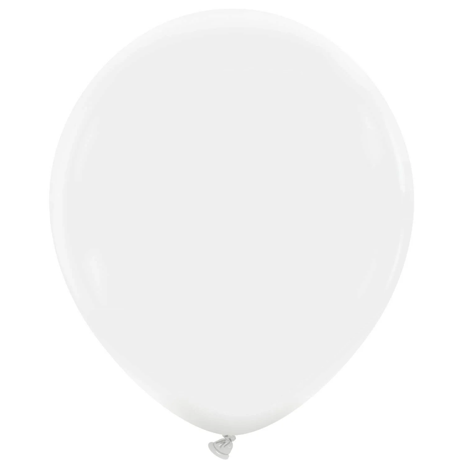 18" Cattex Brand Premium Snow White Latex Balloons (25 Per Bag)