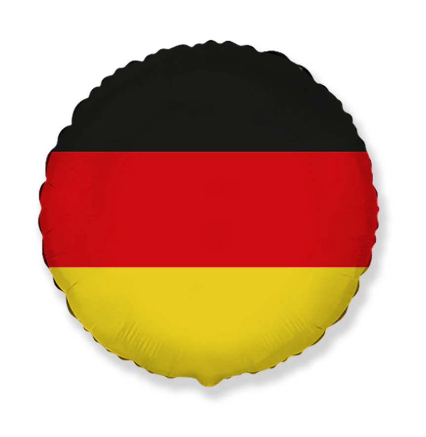 18" Deutchland Flag Foil Balloon