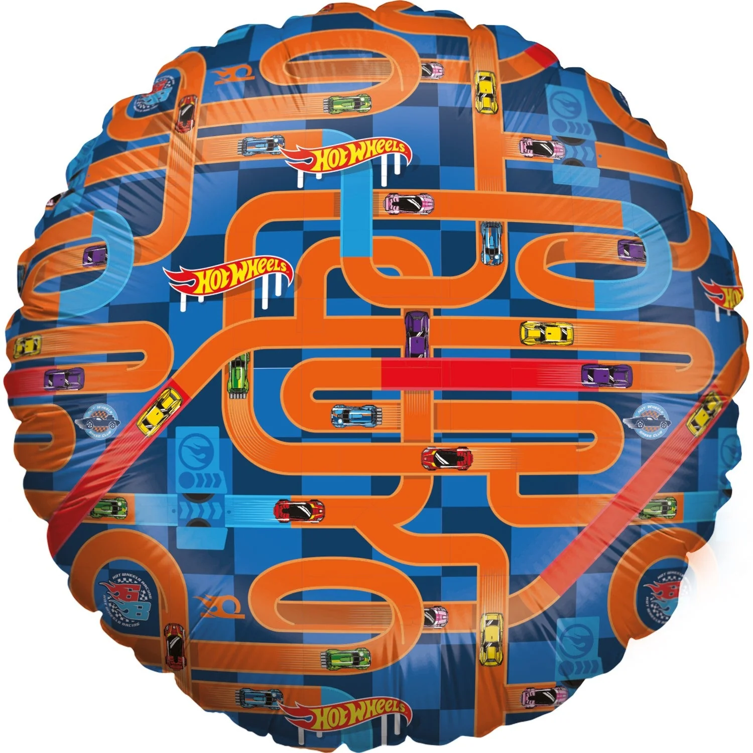 18" Foil Balloon Hot Wheels Road Map