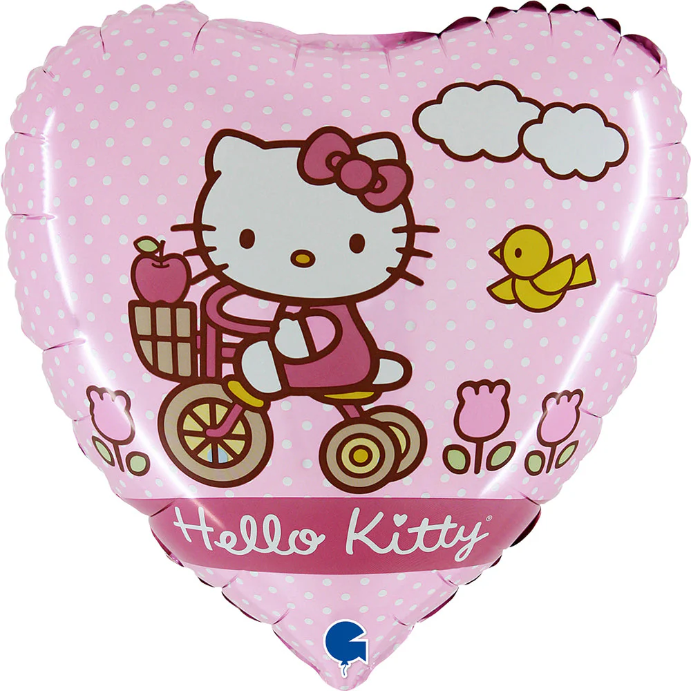 18" Hello Kitty Bike Foil Balloon