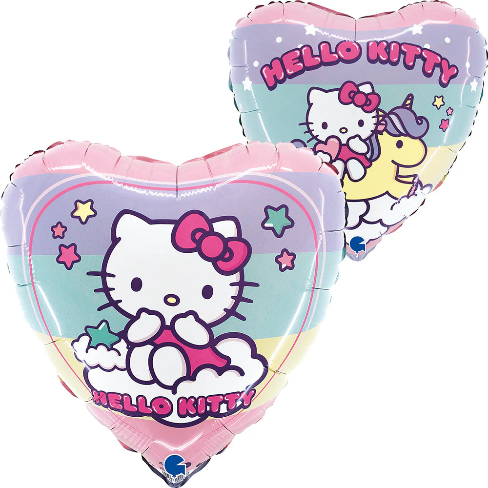 18" Hello Kitty Rainbow Foil Balloon