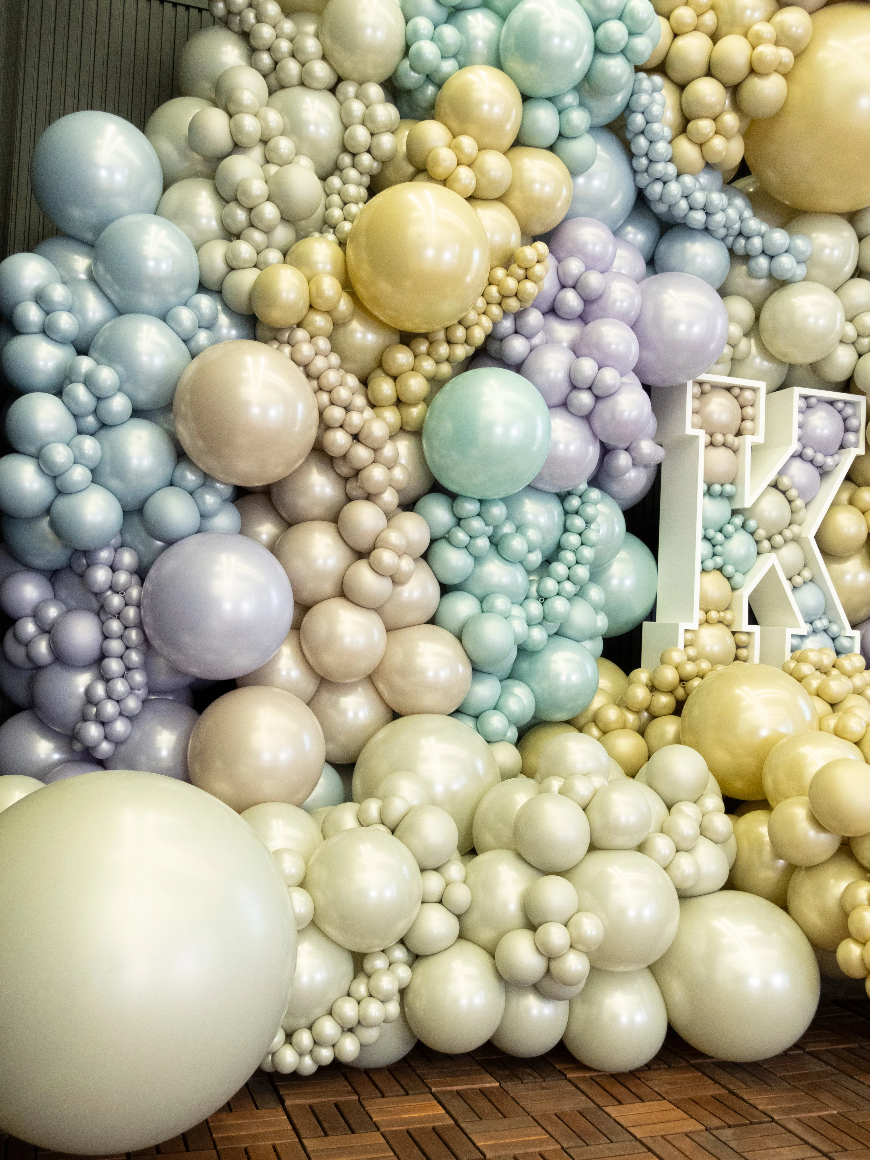 18" Kalisan Brand Latex Balloons Aura Ice Blue (25 Per Bag) - Image 37