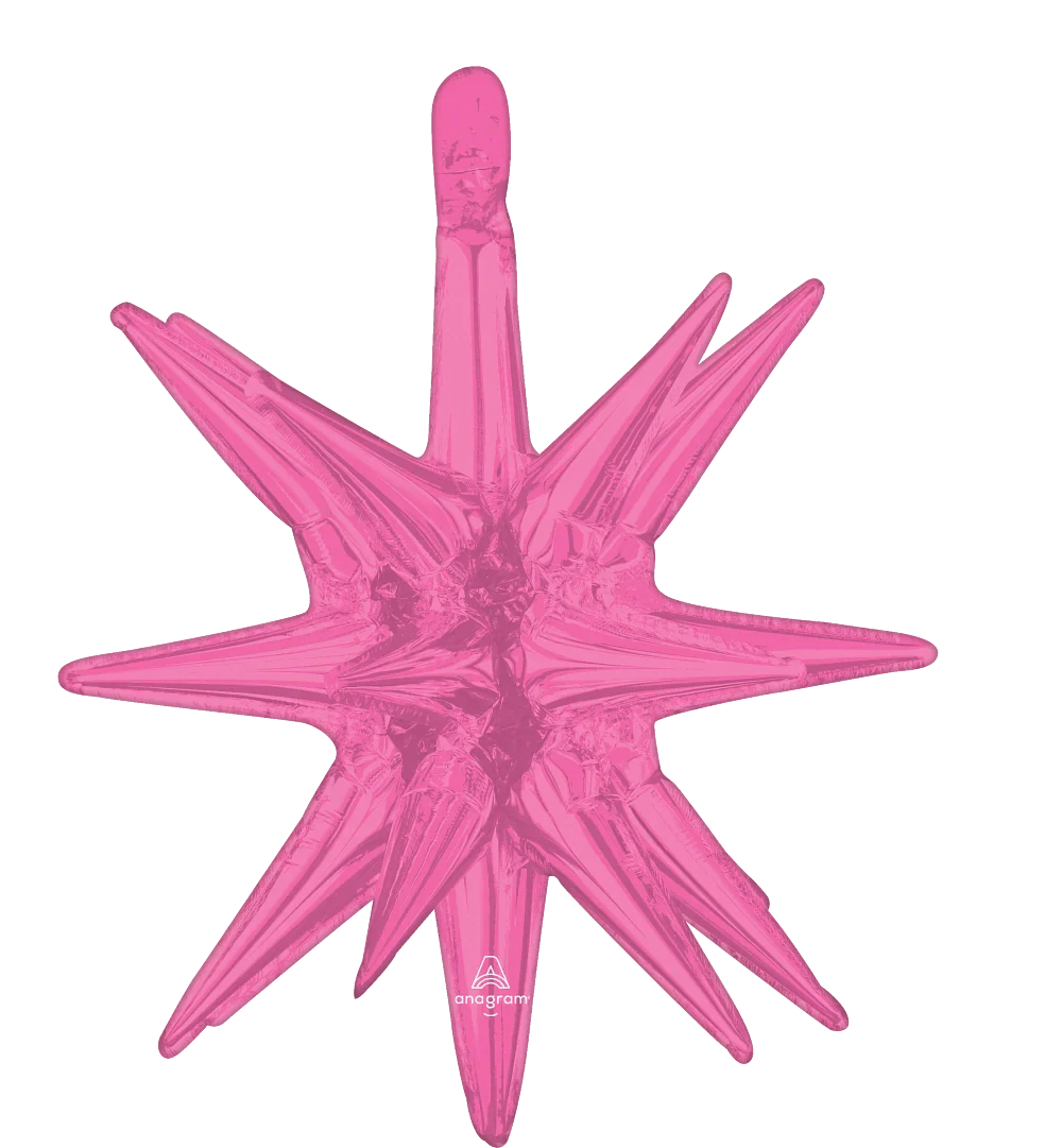 18" Multi-Balloon Magic Star (One Piece) Small Pink Foil Balloon