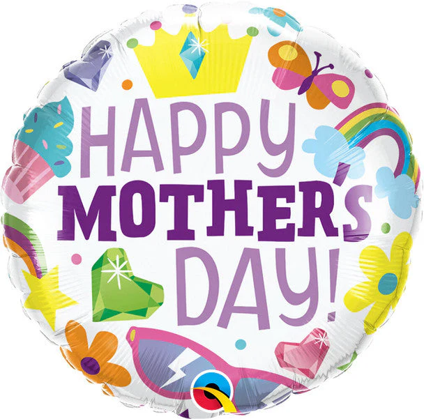 18" Round Everything Mother's Day Foil Balloon