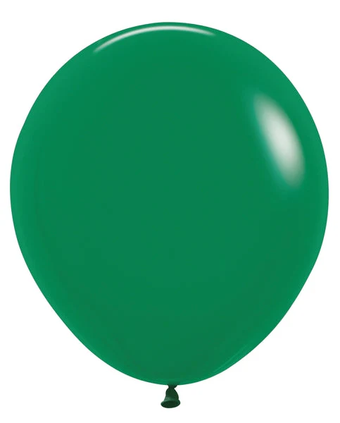 18" Sempertex/Betallatex Latex Balloons (25 Per Bag) Fashion Forest Green