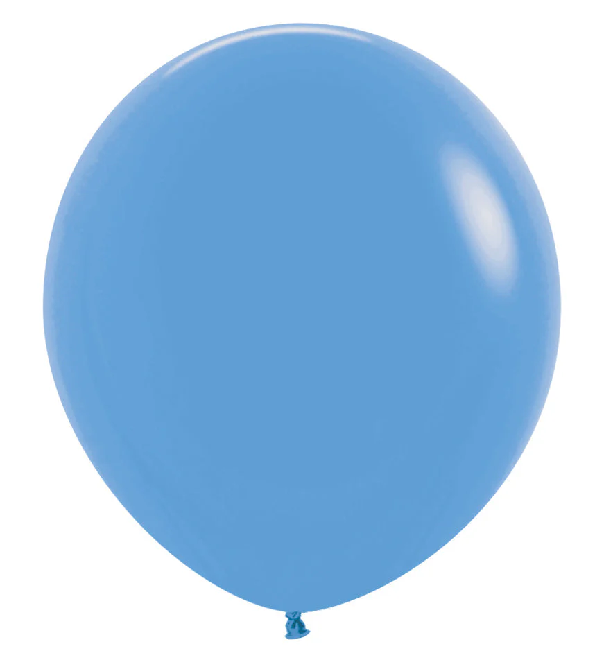 18" Sempertex/Betallatex Latex Balloons (25 Per Bag) Neon Blue