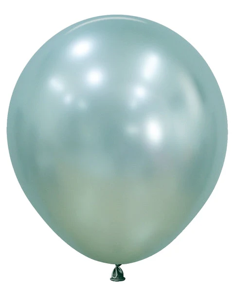 18" Sempertex/Betallatex Latex Balloons (25 Per Bag) Silk Cool Mint