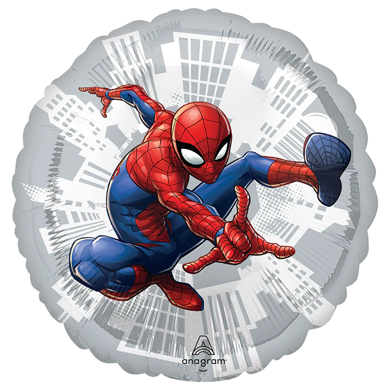 18" Standard Spiderman Foil Balloon