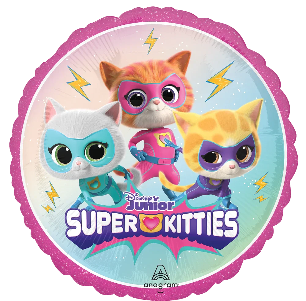 18" Super Kitties Foil Balloon