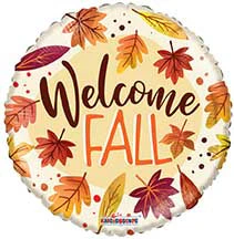 18" Welcome Fall Gellibean Balloon