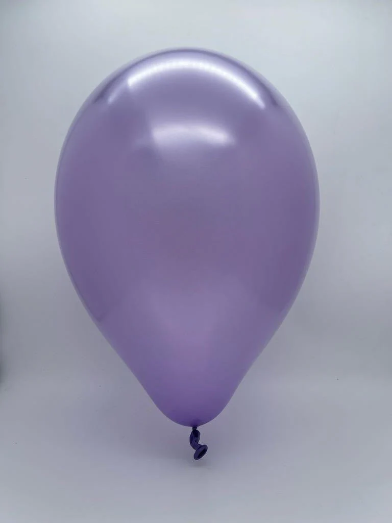 19" Gemar Latex Balloons (Bag of 25) Metallic Lavender - Image 2