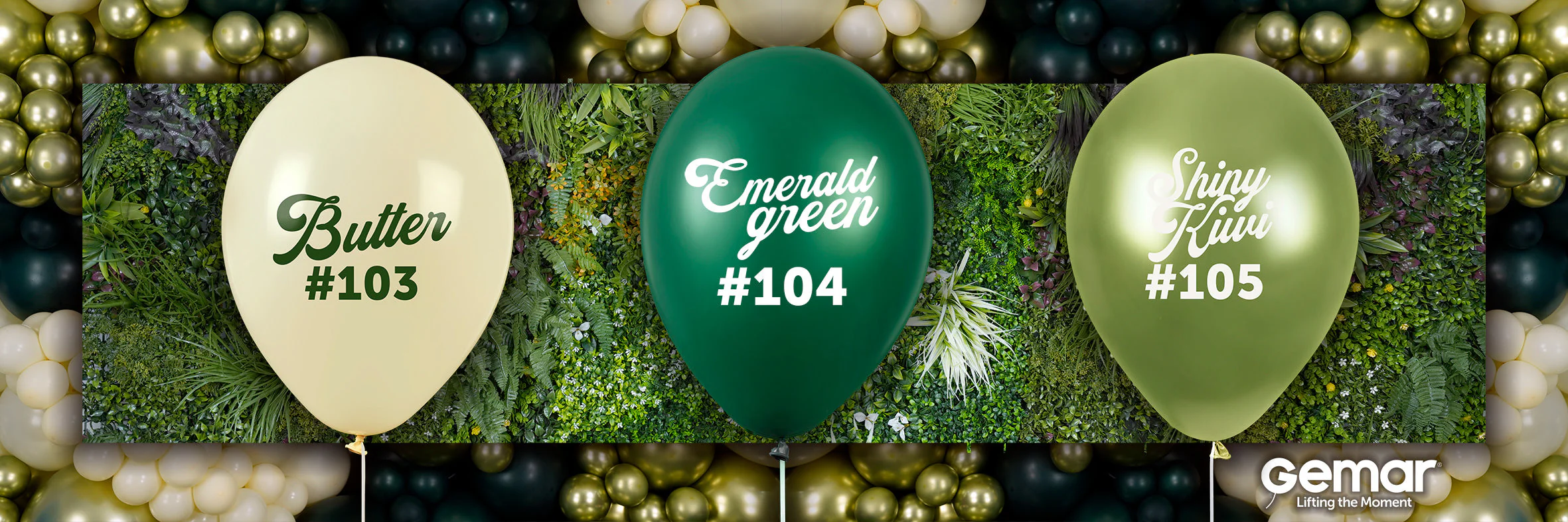 19" Gemar Latex Balloons (Bag of 25) Standard Shiny Kiwi Green - Image 2