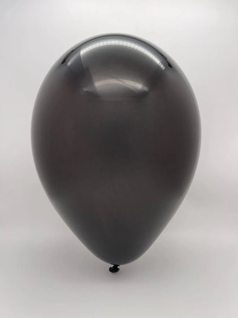 19" Gemar Latex Balloons (Bag of 25) Standard Black - Image 2