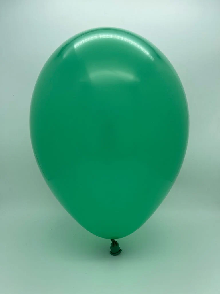19" Gemar Latex Balloons (Bag of 25) Standard Deep Green - Image 2