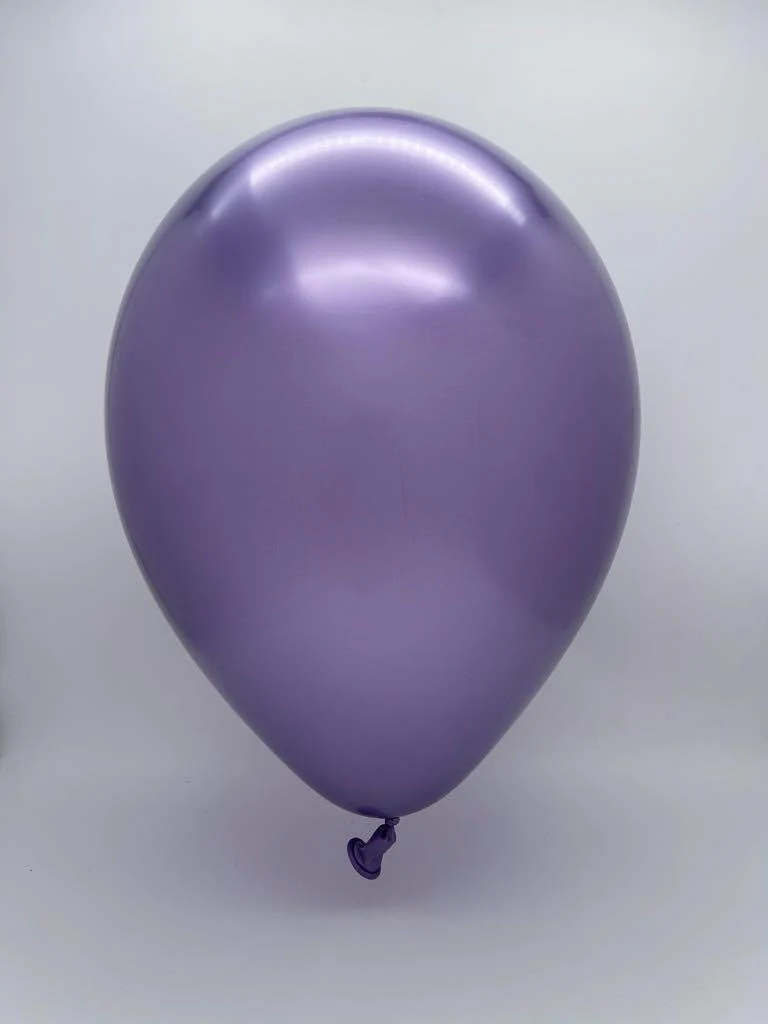 19" Gemar Latex Balloons Pack Of 25 Shiny Purple - Image 2