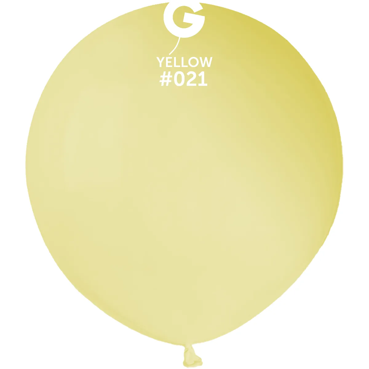19" Gemar (25 Per Bag) Neon Yellow Latex Balloons