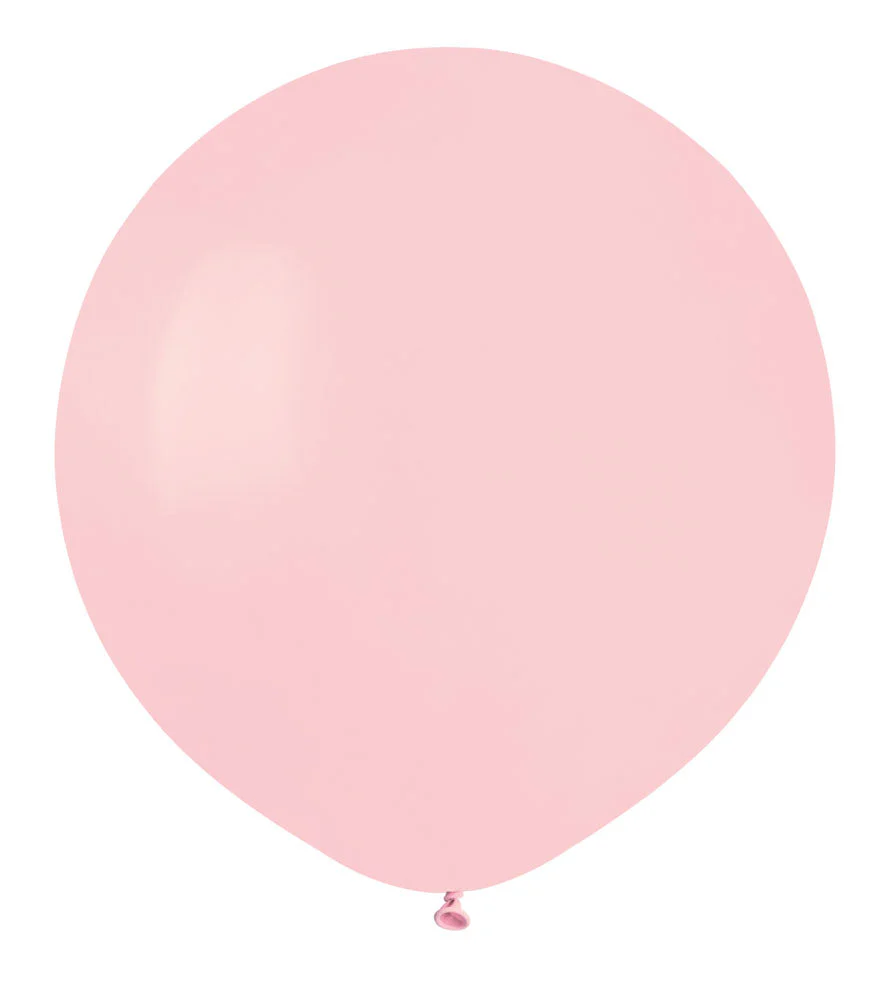 19" Gemar Latex Balloons (Bag of 25) Standard Powder Pink