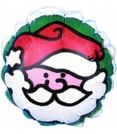 2" Airfill Only (Sticks Sold Separately) Santa Face Balloon