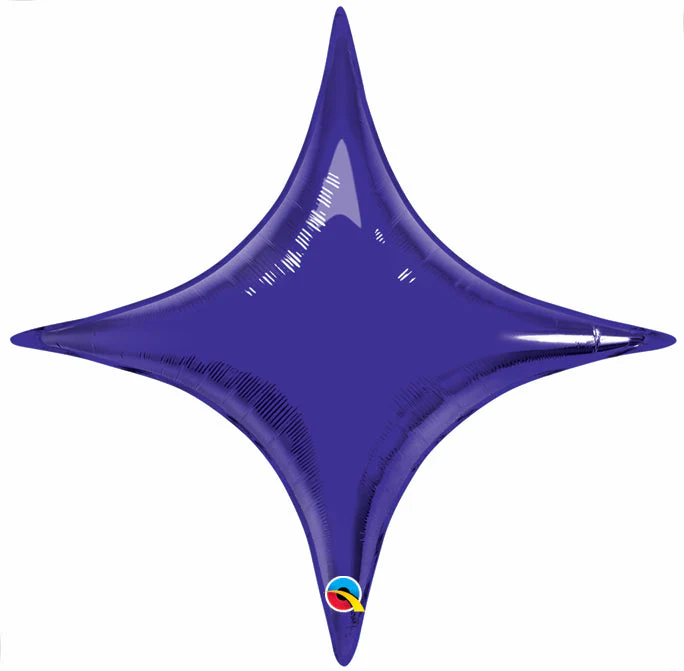 20" Airfill Only Quartz Purple Starpoint Balloon