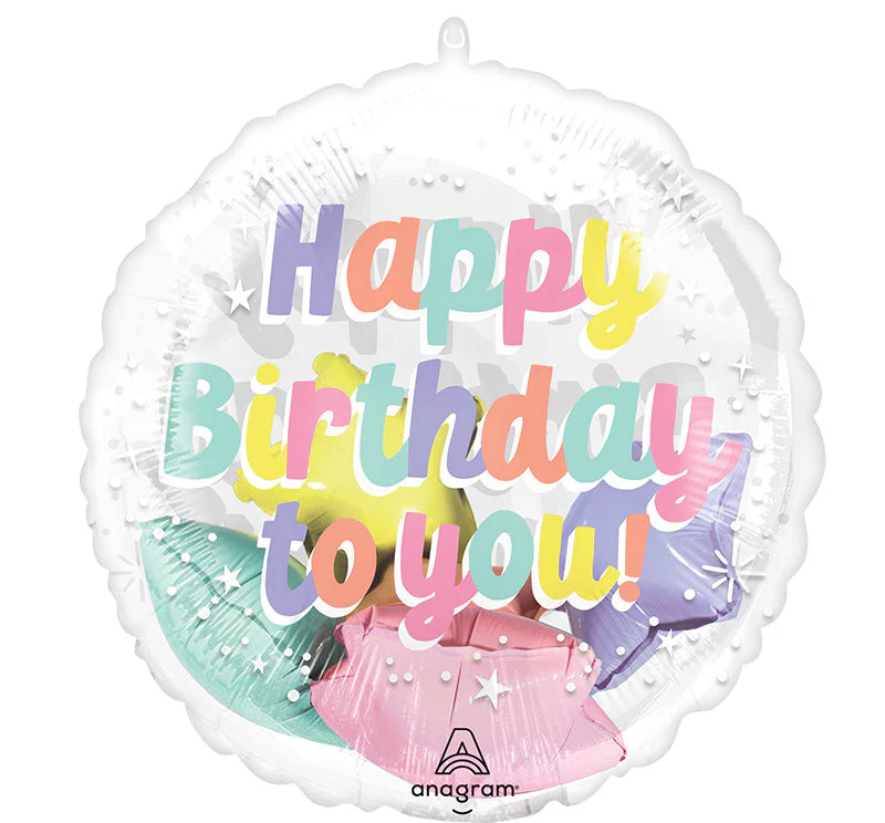 20" Insiders Pearlized Birthday Foil Balloon