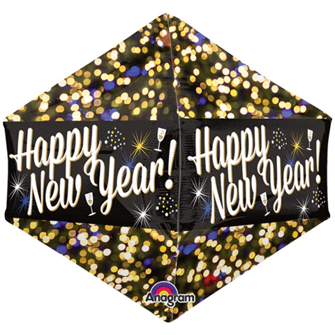 21" Happy New Years Celebration Balloon