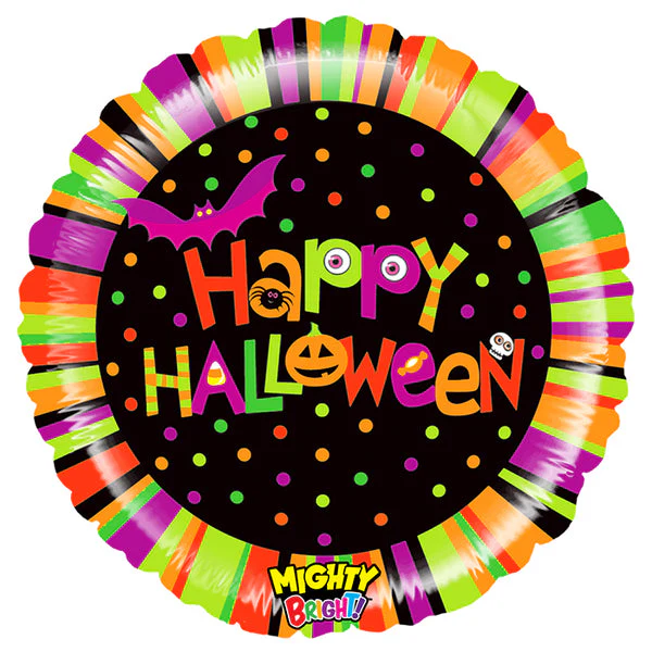 21" Mighty Bright Balloon Mighty Happy Halloween