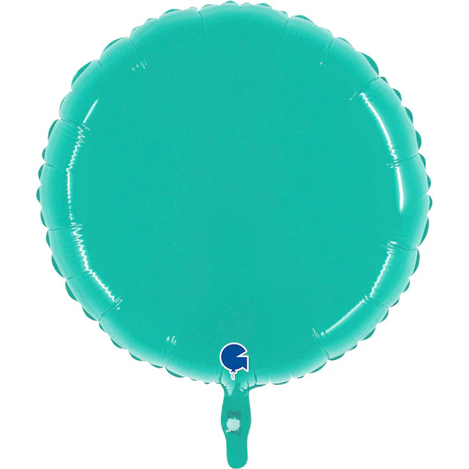 21" Round Tiffany Fluorescent Foil Balloon