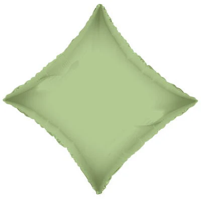 21" Solid Diamond Olive Green Brand Convergram Balloon