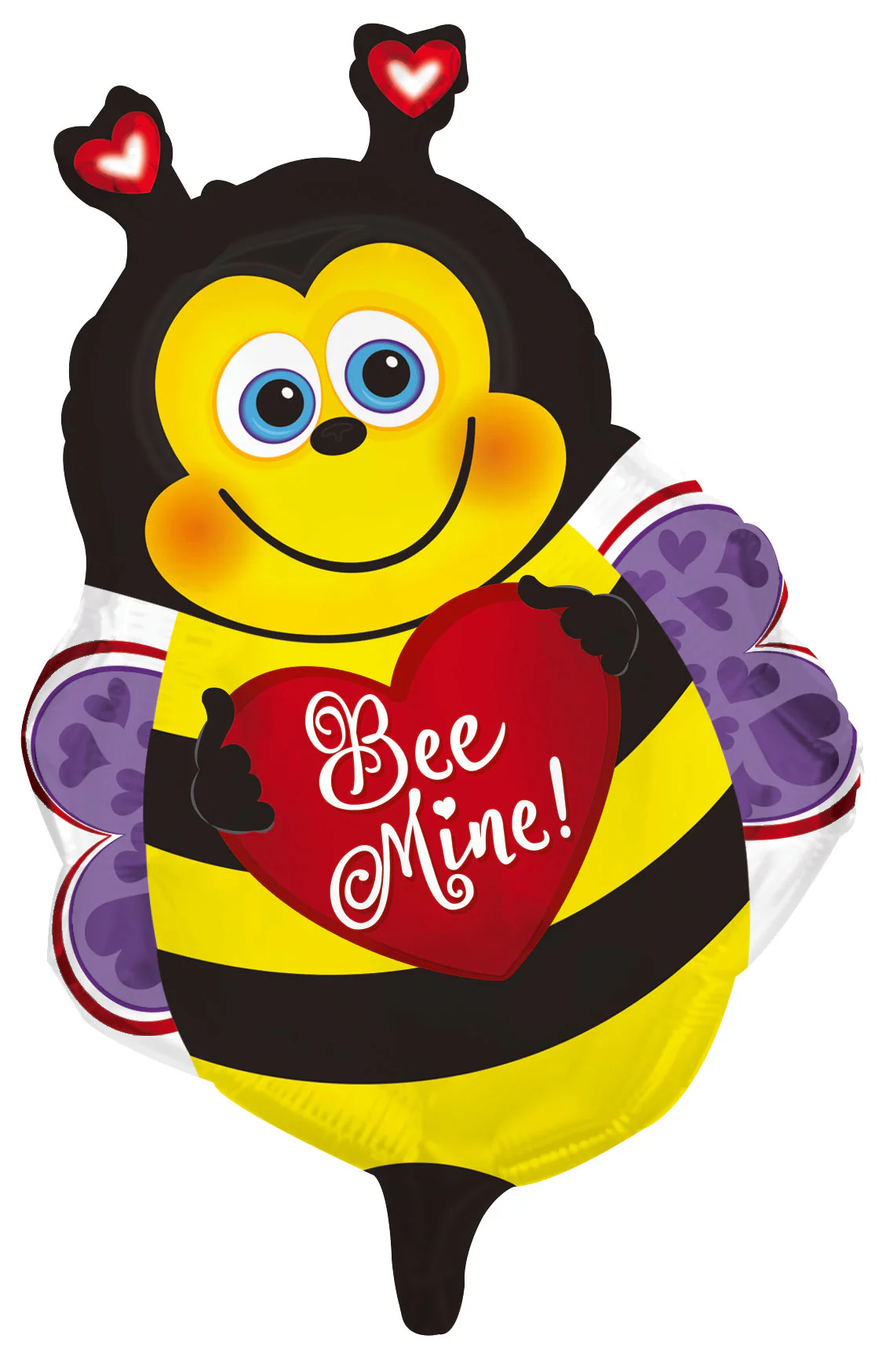 22" Happy Bee Mine Foil Balloon