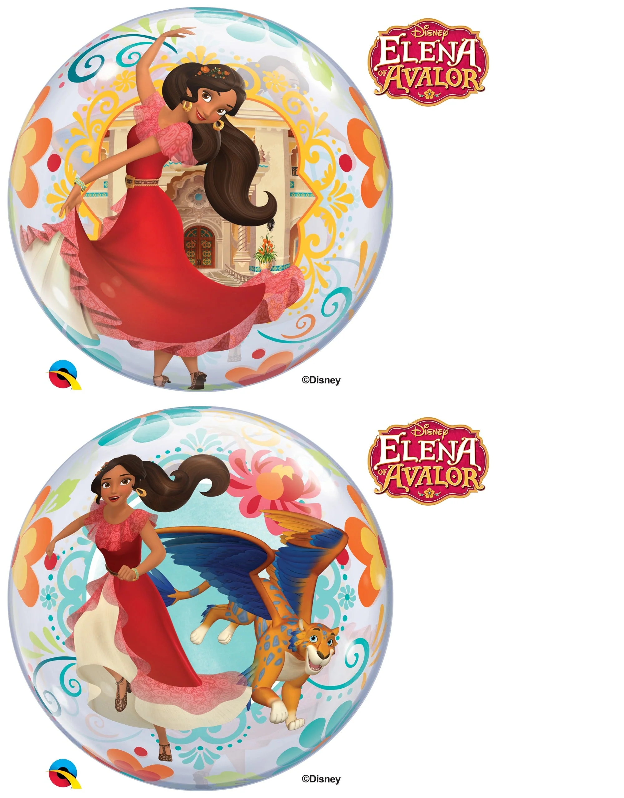 22" Single Bubble Disney Elena Of Avalor Balloon