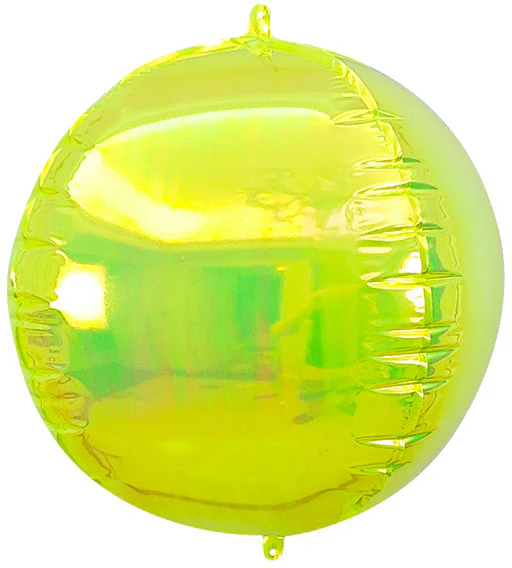 22" Airfill Balloon Pearl Lustrous Iridescent Green *Do not Over Inflate. Inflates with wrinkles.*