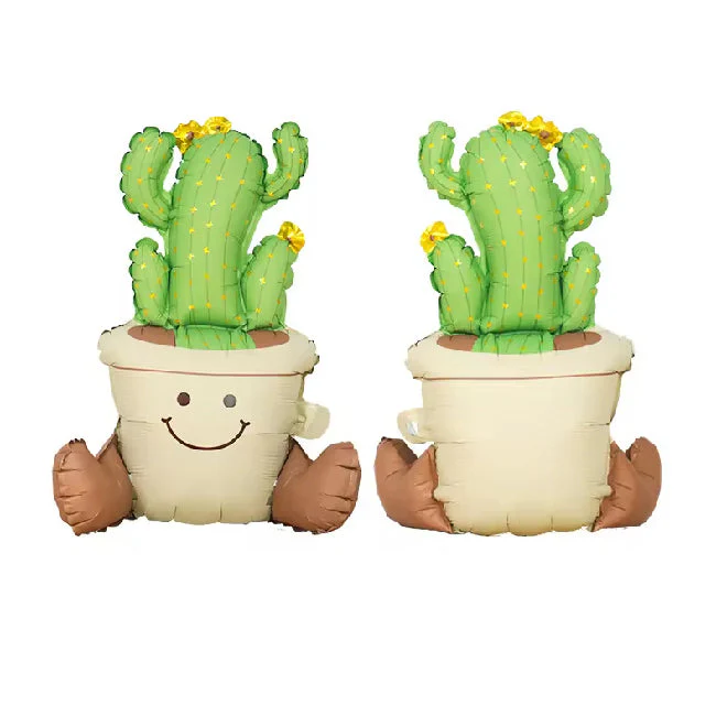 22" Airfill Only Potted Cactus Plants Foil Balloons