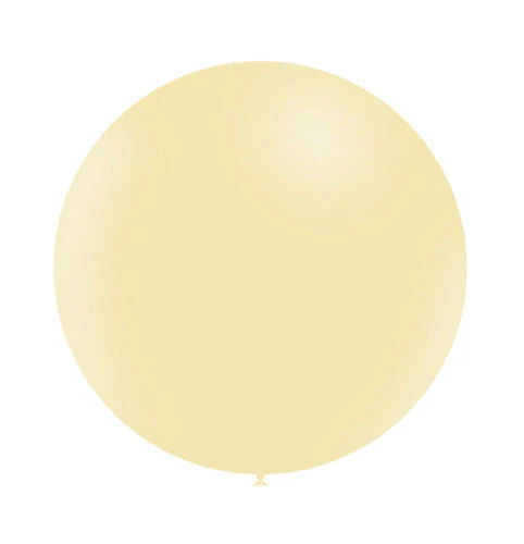 23'' Balloonia Latex Balloons Professional Line Matte Yellow (5 Per Bag)
