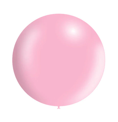 23'' Balloonia Latex Balloons Professional Line Metallic Baby Pink (5 Per Bag)