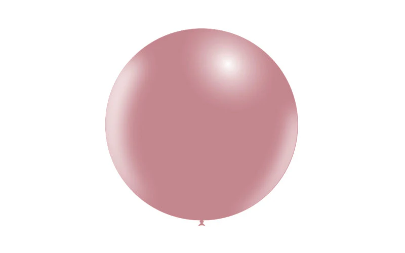 23'' Balloonia Latex Balloons Professional Line Vintage Vintage Pink (5 Per Bag) - Image 3