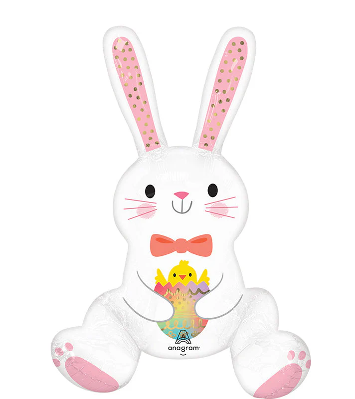 23" Consumer Inflatable Multi Balloon Bunny Love Foil Balloon