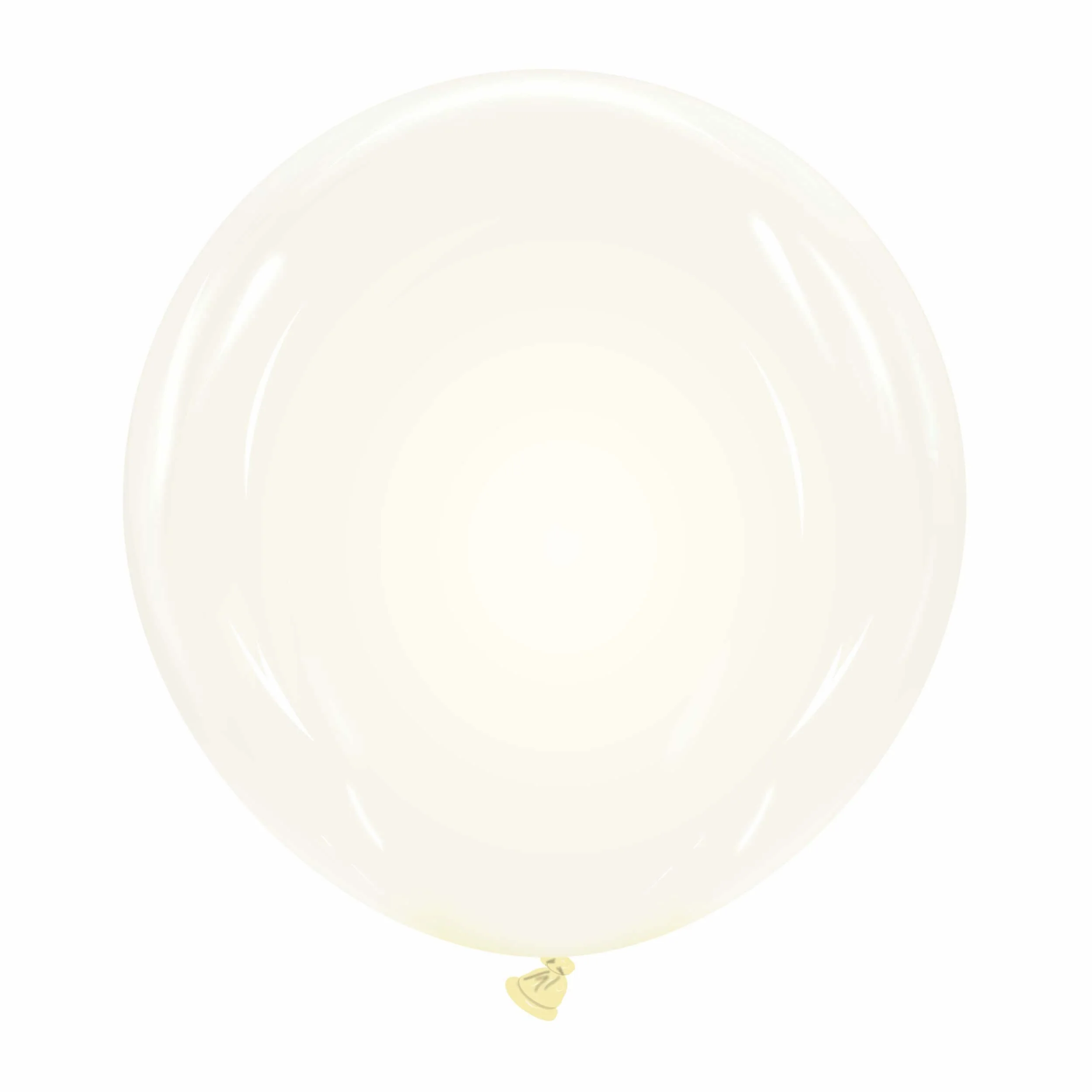 24" Cattex Premium Transparent Clear Latex Balloons (1 Per Bag)