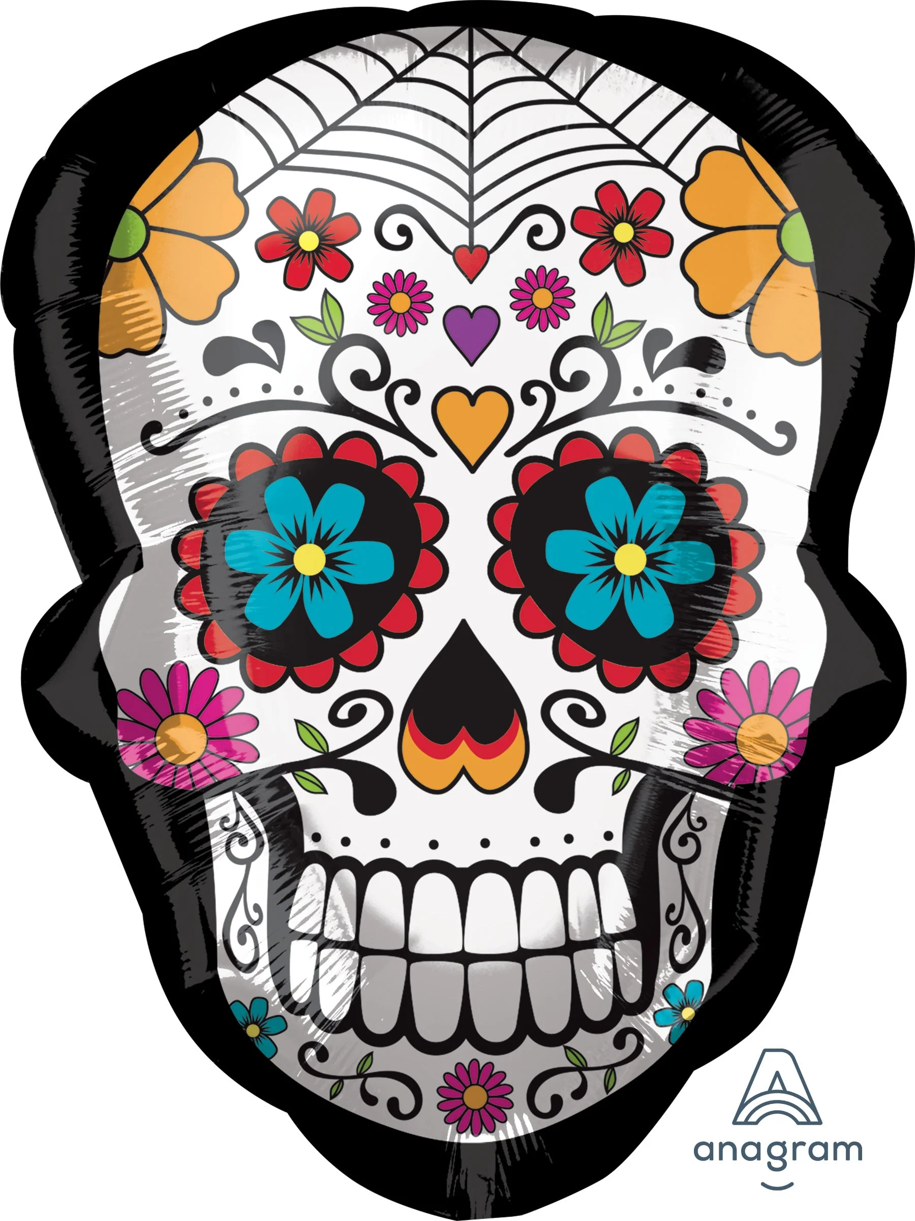 24" Jumbo Sugar Skull Balloon