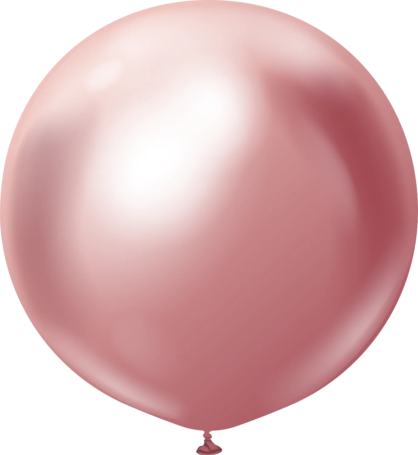 24" Kalisan Latex Balloons Mirror Pink (5 Per Bag)